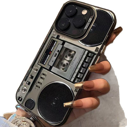 🔥Hot Sale 50% off🌟📼 Retro Cassette Player Pattern Silicone Phone Case Applicable to the iPhone/Galaxy series