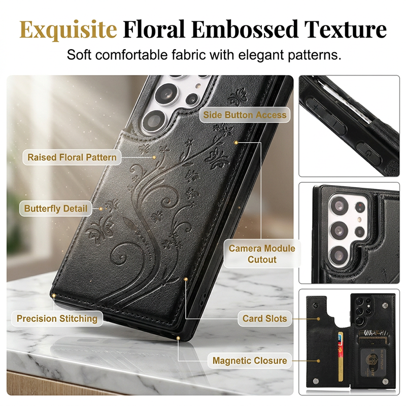 😍✨New products launched - Selling Fast!✨Protective folio case with card holder and stand