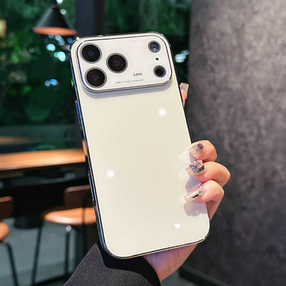 Luxury Plating Bumper Case with Integrated Lens Guard