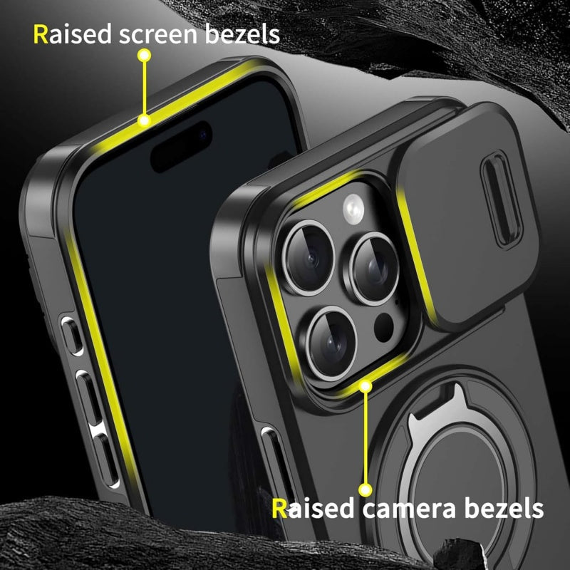 Premium Phone Case with Ring Stand for iPhone