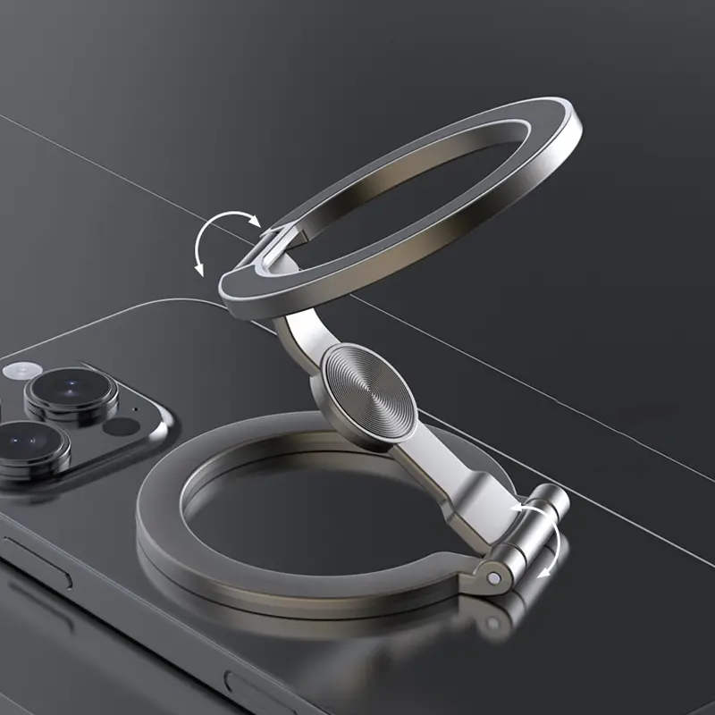 📱 LIMITED-TIME 50% OFF! ✨ Foldable Magnetic Phone Mount – Multi-Angle, Stable, Portable 🧲