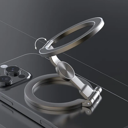 📱 LIMITED-TIME 50% OFF! ✨ Foldable Magnetic Phone Mount – Multi-Angle, Stable, Portable 🧲