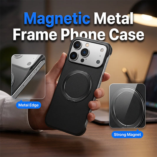 Magnetic Metal Frame Case