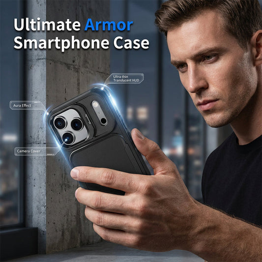 Shockproof Full Protection Case with Ring Kickstand