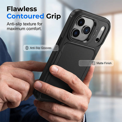 Shockproof Full Protection Case with Ring Kickstand