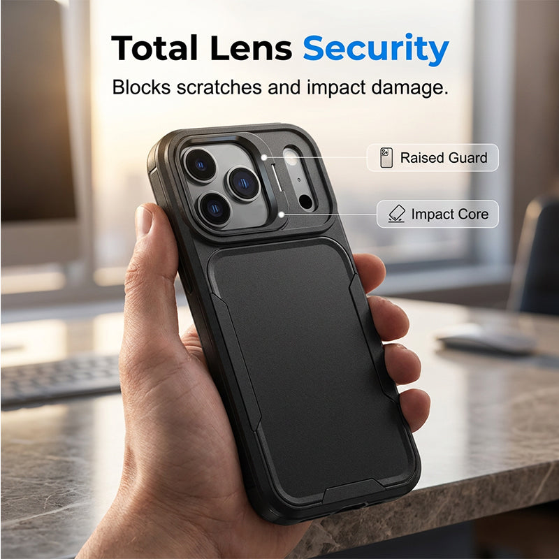 Shockproof Full Protection Case with Ring Kickstand
