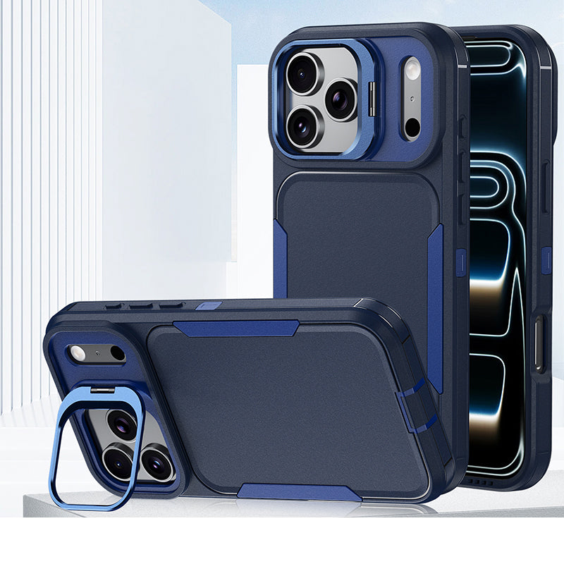 Shockproof Full Protection Case with Ring Kickstand