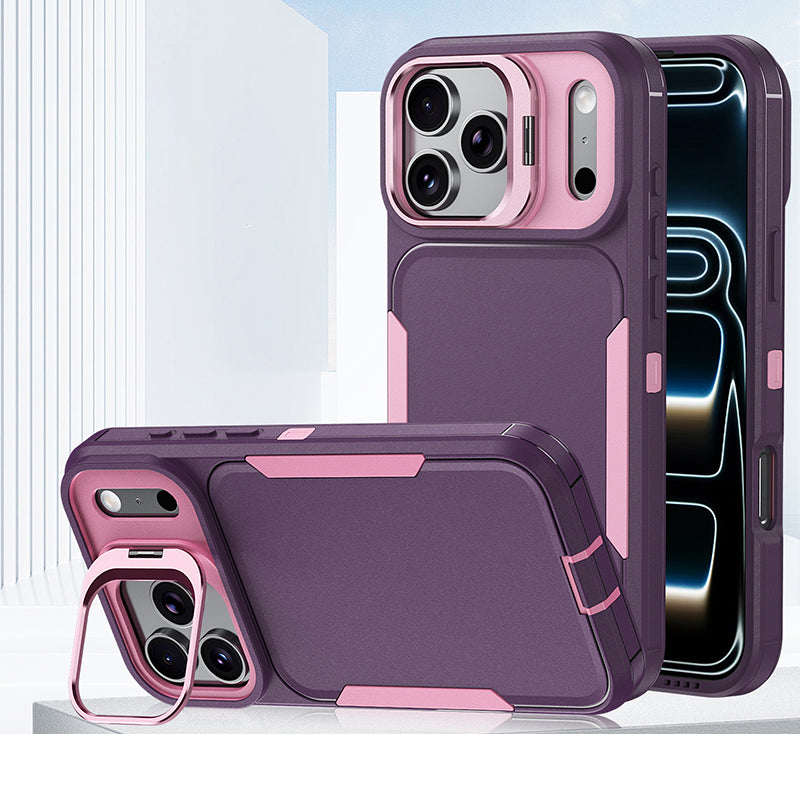 Shockproof Full Protection Case with Ring Kickstand