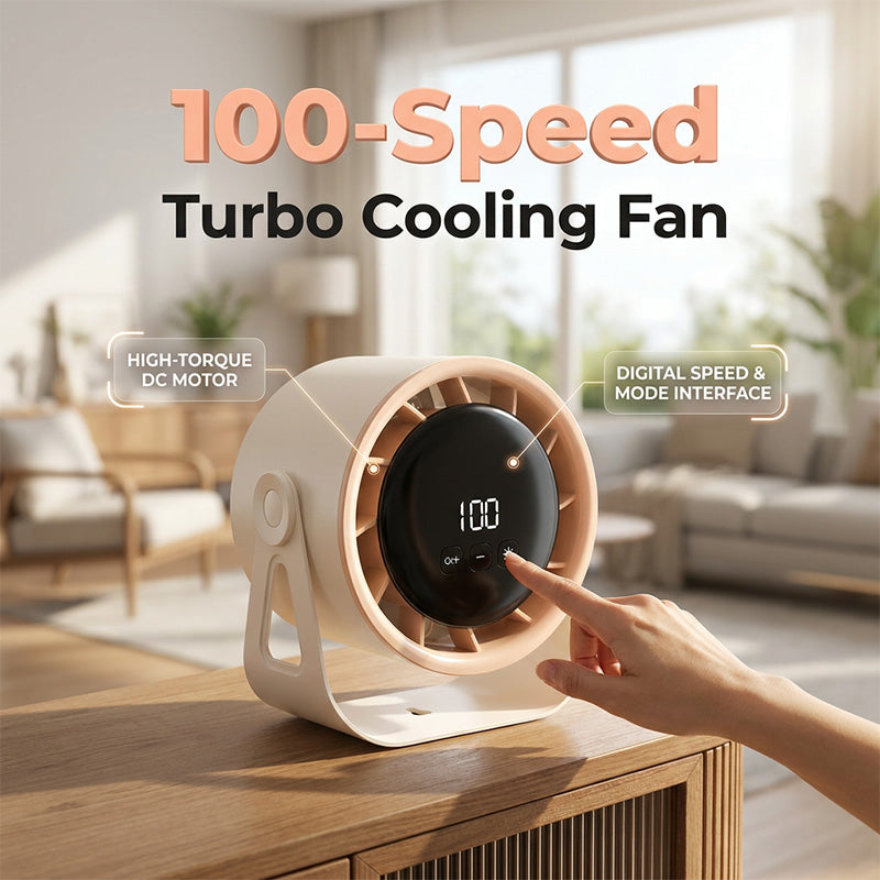 💥HOT SALE 50% OFF!!!100-Speed High Velocity Hanging Circulating Fan
