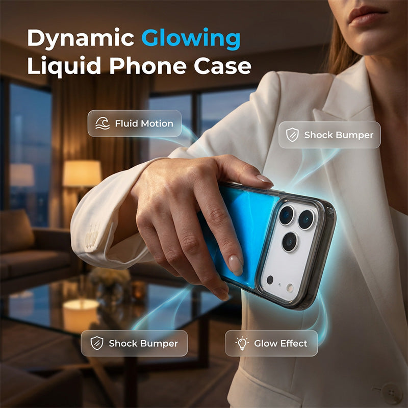 Luminous Flowing Quicksand Phone Case