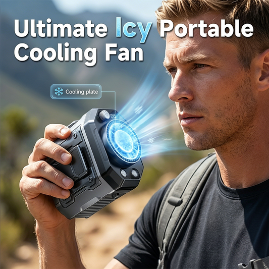 4-in-1 Semiconductor Portable Cooling Fan