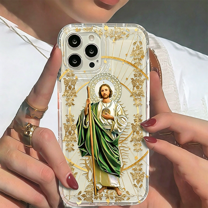 Saint Jude Gold Foil Phone Case