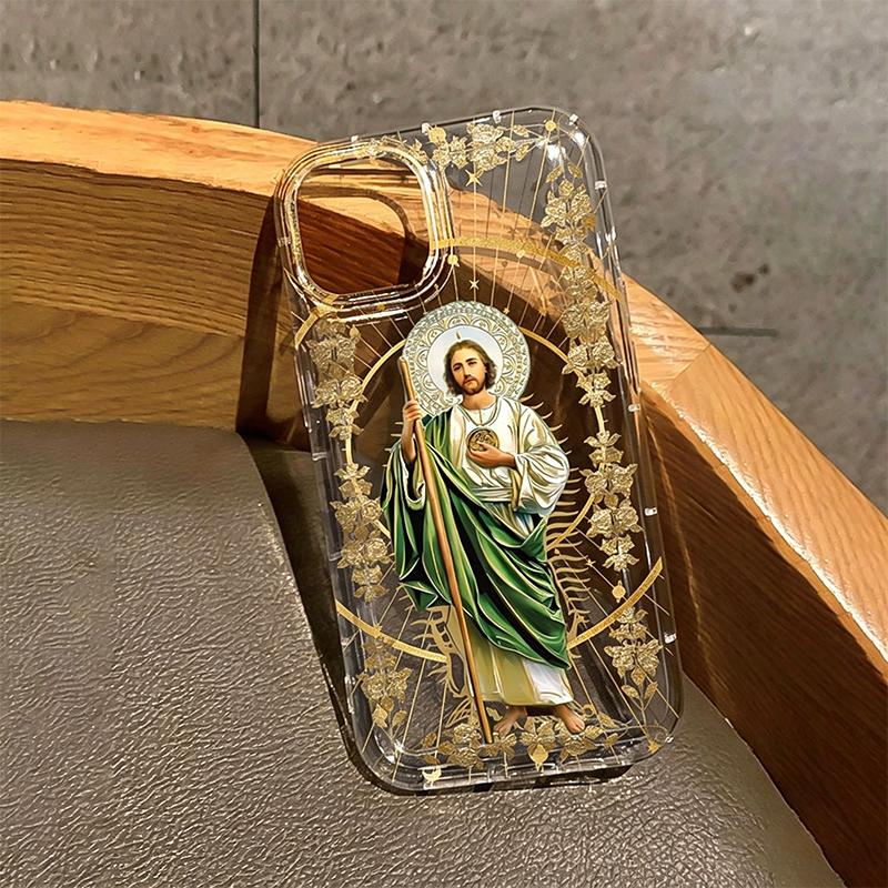 Saint Jude Gold Foil Phone Case