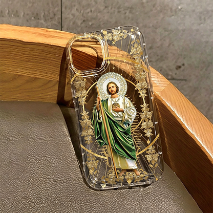 Saint Jude Gold Foil Phone Case