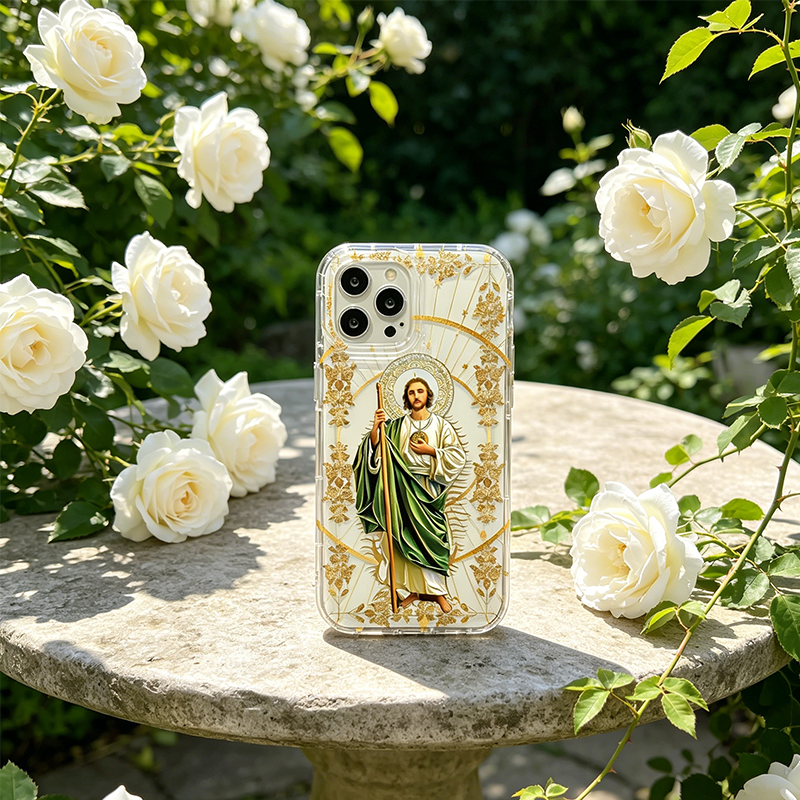 Saint Jude Gold Foil Phone Case