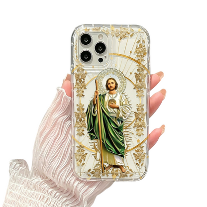 Saint Jude Gold Foil Phone Case