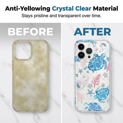 Ocean Turtle Clear Protective Phone Case