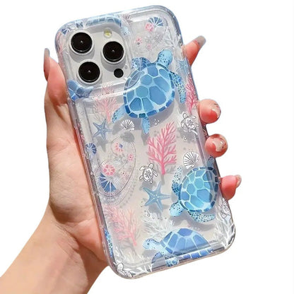 Ocean Turtle Clear Protective Phone Case