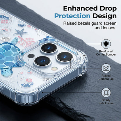 Ocean Turtle Clear Protective Phone Case