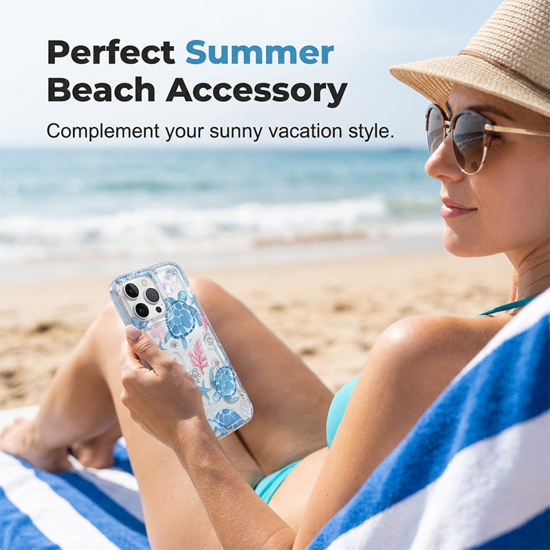 Ocean Turtle Clear Protective Phone Case