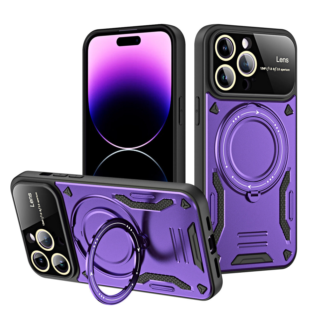Ushield Mirror Large Window Apple Phone Case