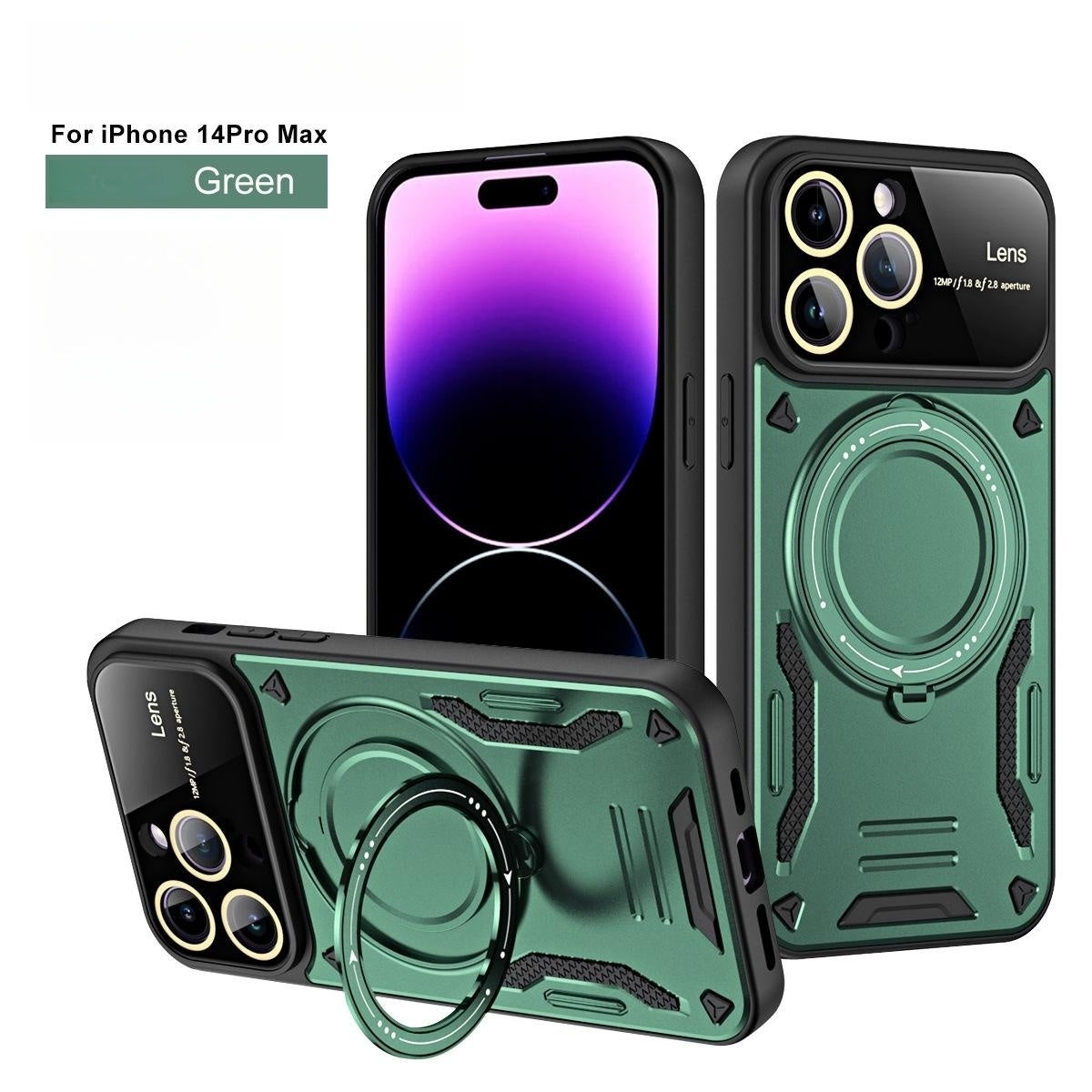 Ushield Mirror Large Window Apple Phone Case