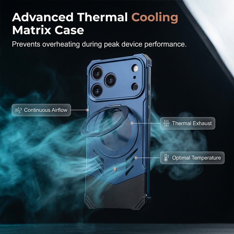 Mecha Armor Phone Case for iPhone 17 Pro/17 Pro Max, 16 Pro/16 Pro Max, 15 Pro/15 Pro Max, Military Grade Shockproof Protective Cover, Aerospace Material Rugged Luxury Tech Case
