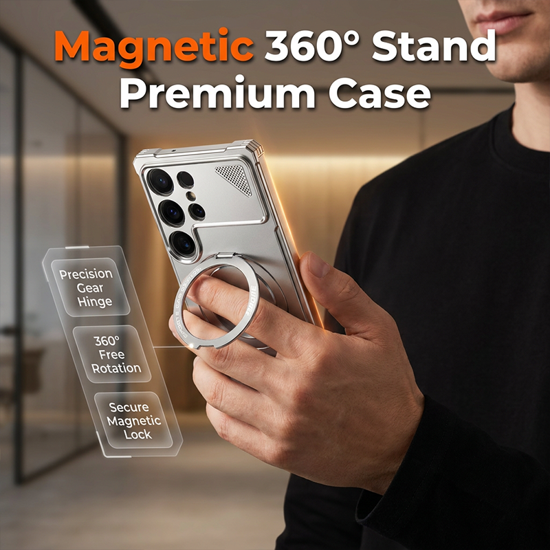 Mecha Armor Phone Case for Samsung Galaxy S25Ultra SamsungZ Fold 7,SamsungZ Fold6, Military Grade Shockproof Protective Cover, Aerospace Material Rugged Luxury Tech Case