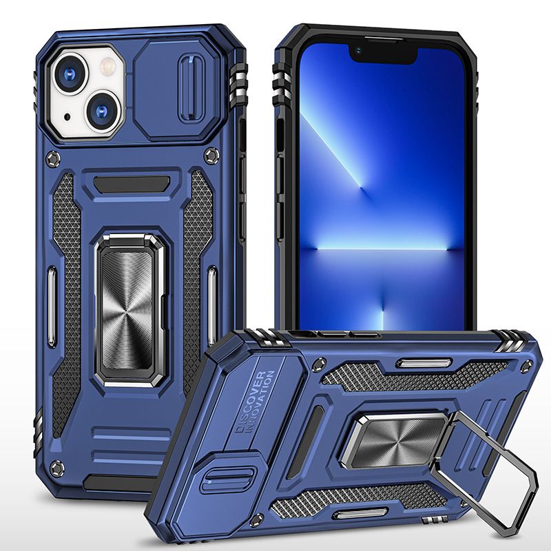 Armor Hard Shell Bracket Case for iPhone